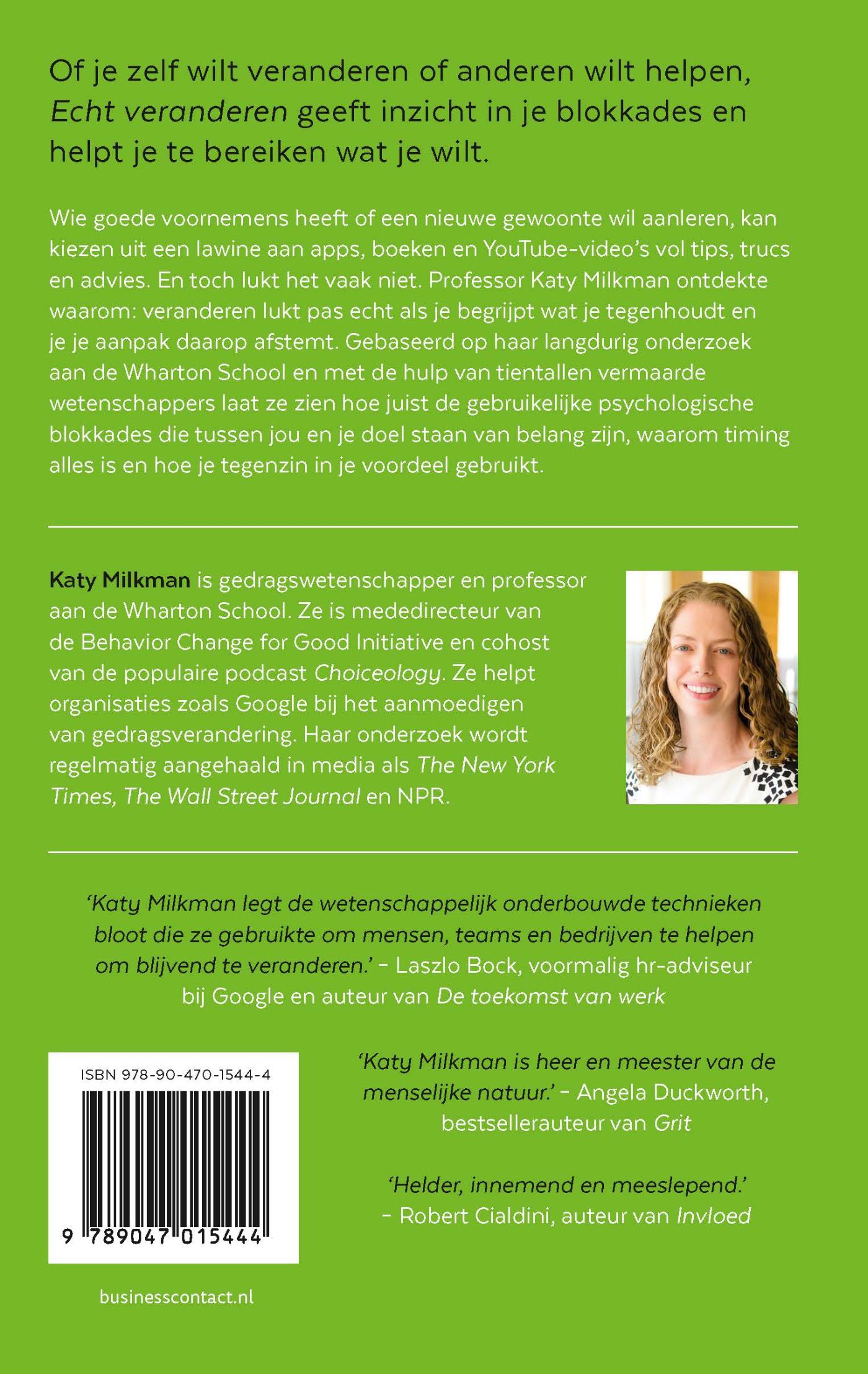 Achterkant van Echt veranderen