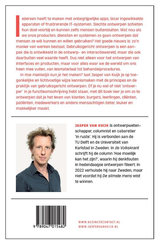 Achterkant van Hoe makkelijk kun je het maken?