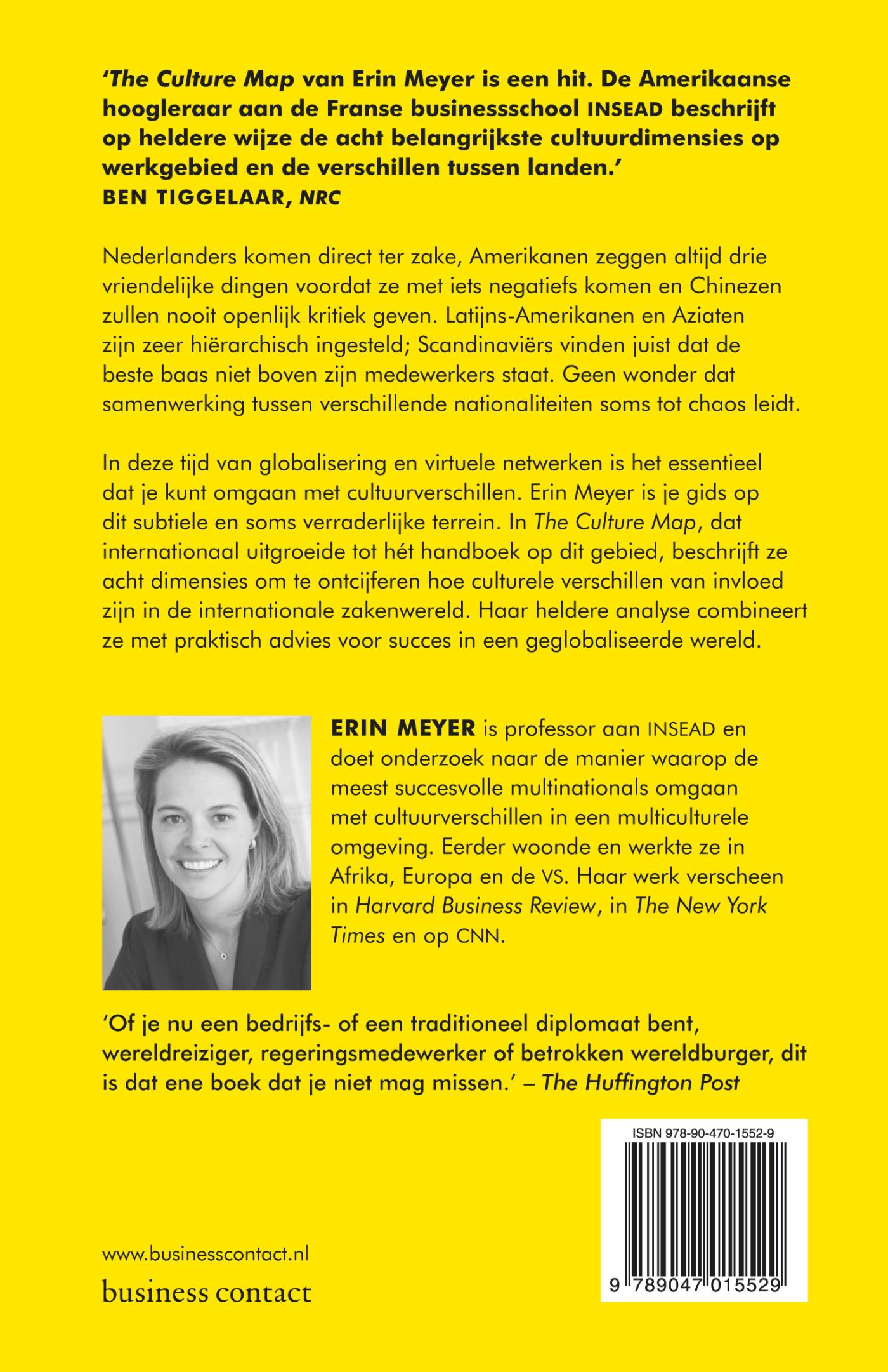 Achterkant van The Culture Map