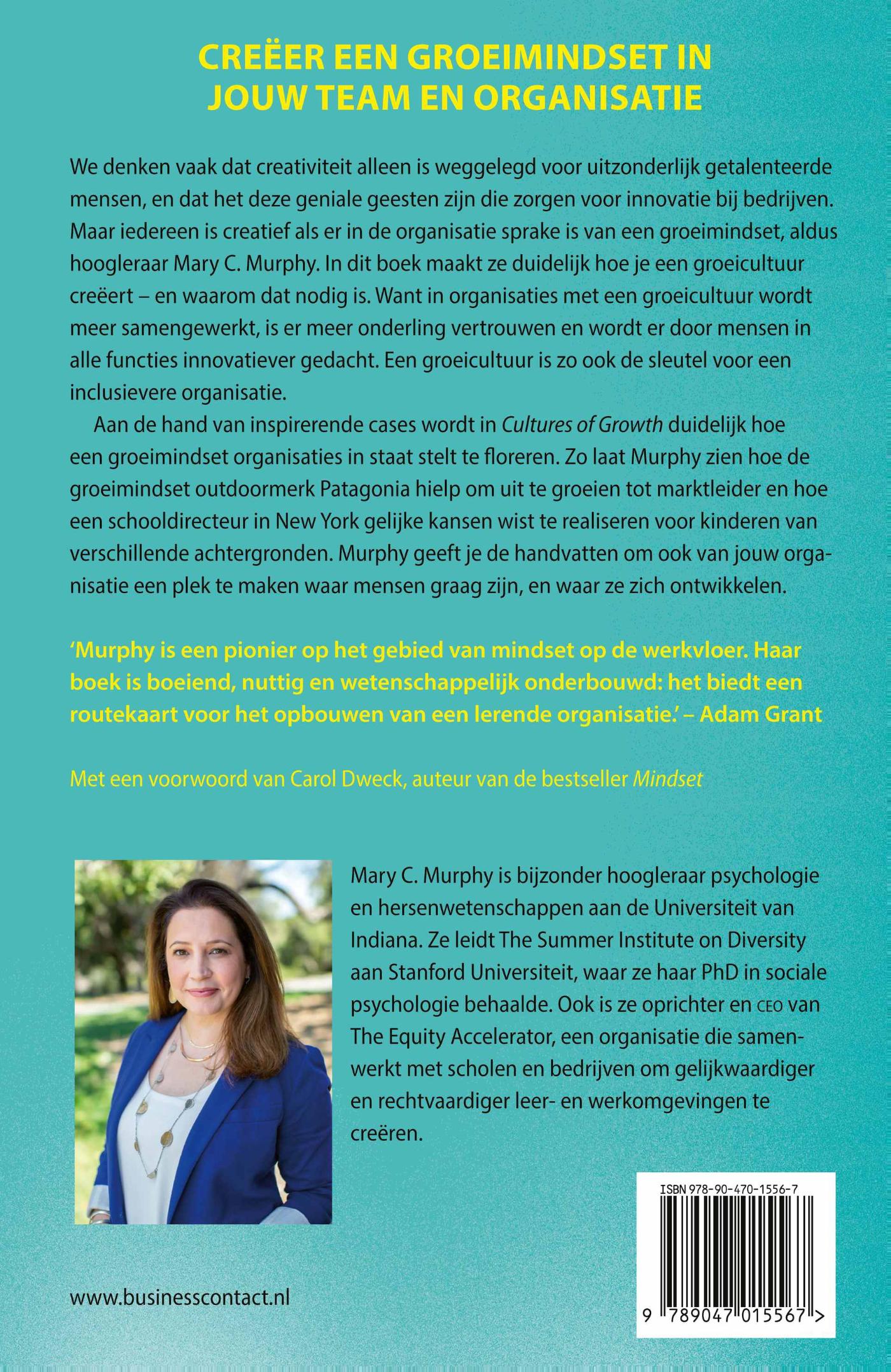 Achterkant van Cultures of Growth