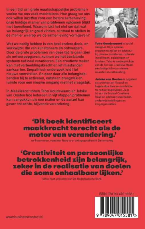 Achterkant van Maakkracht