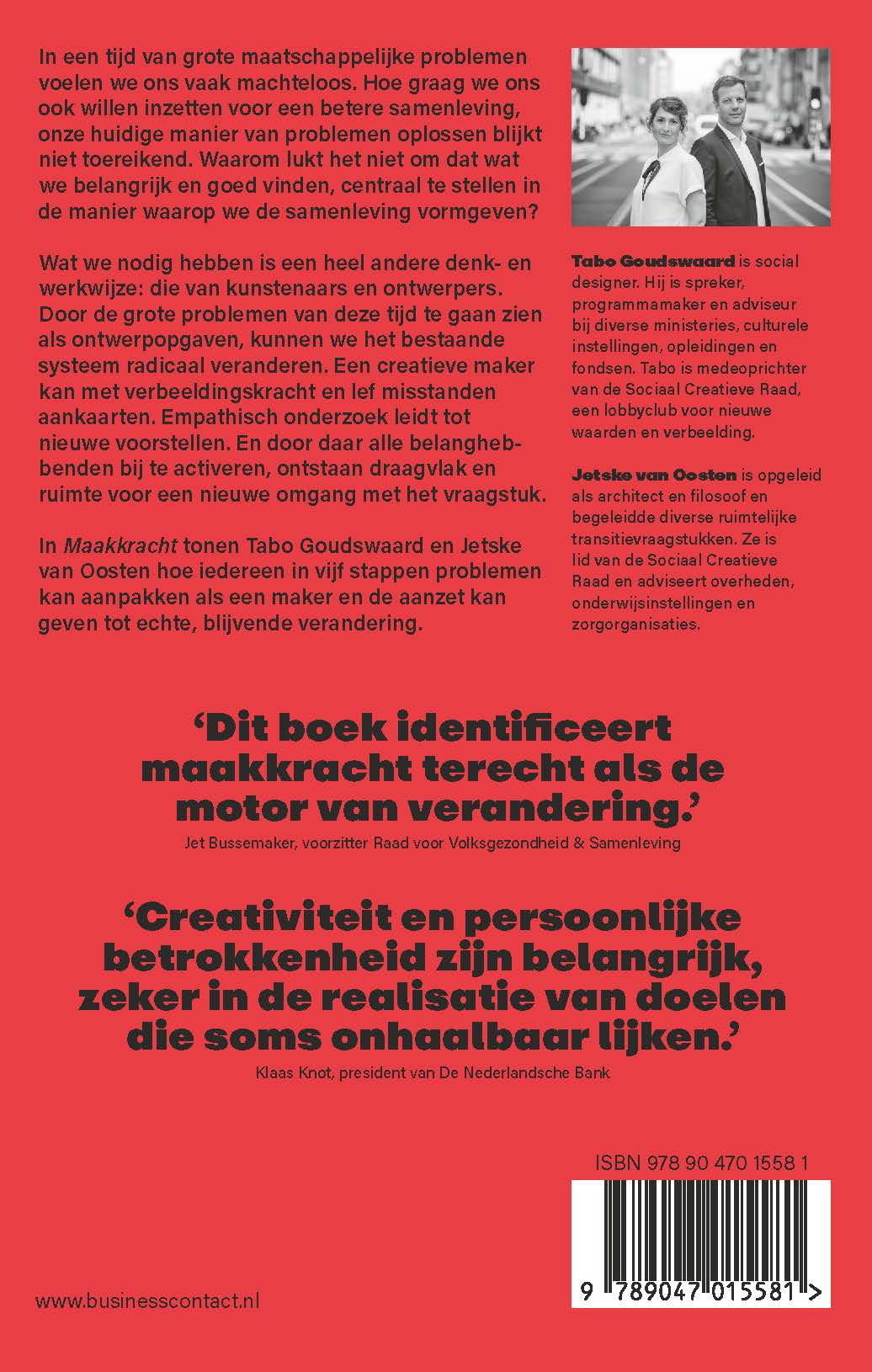Achterkant van Maakkracht