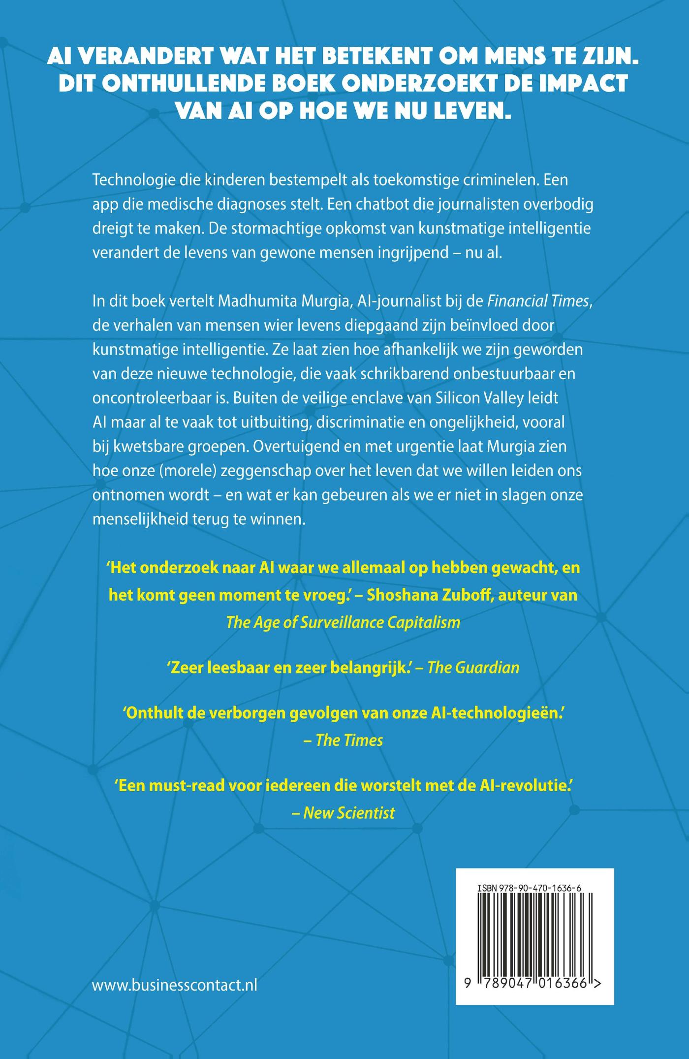 Achterkant van In de schaduw van AI