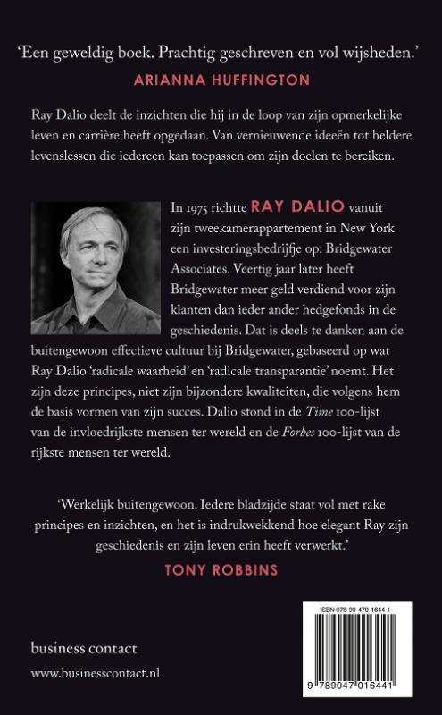 Achterkant van Principes