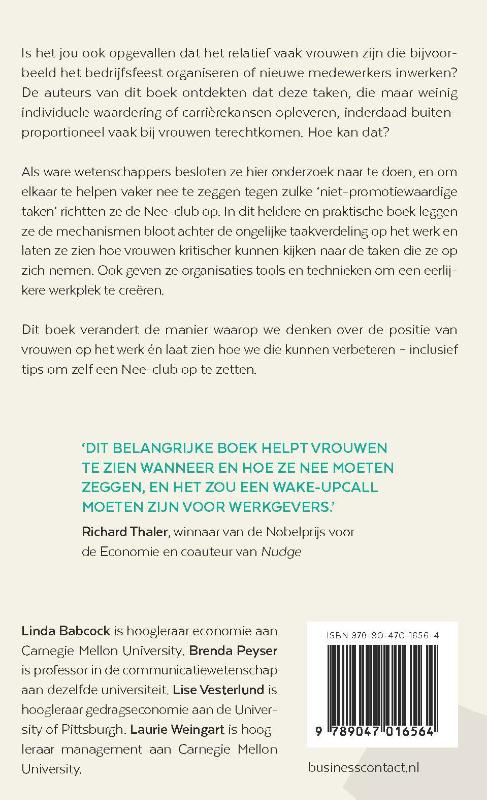 Achterkant van De Nee club