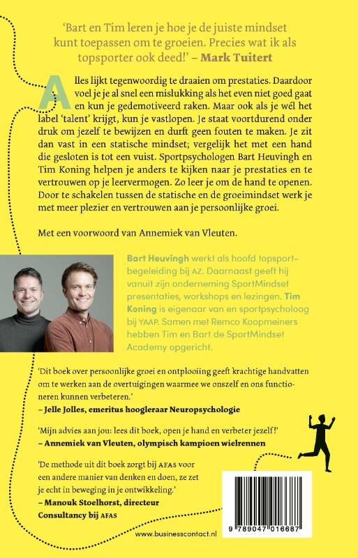 Achterkant van Groeimindset