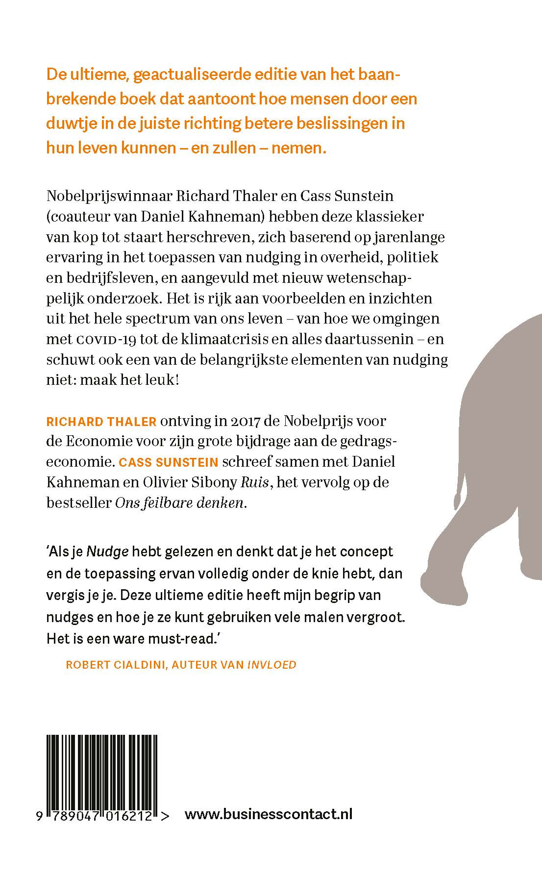 Achterkant van Nudge - de ultieme editie