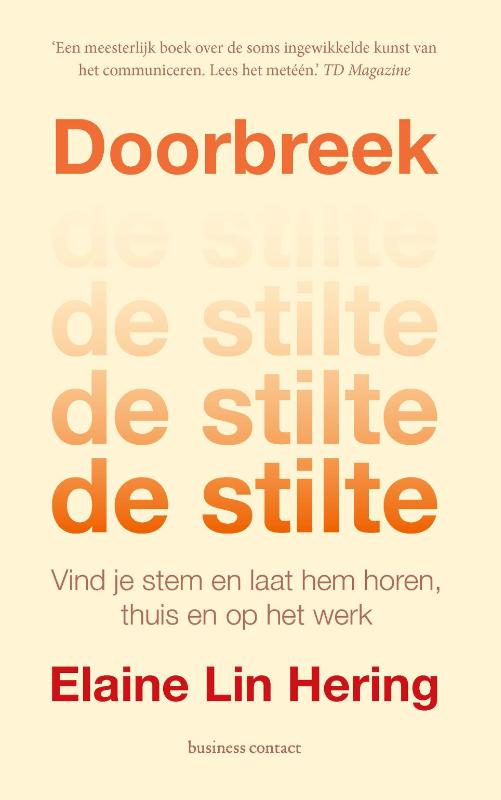 Achterkant van Doorbreek de stilte