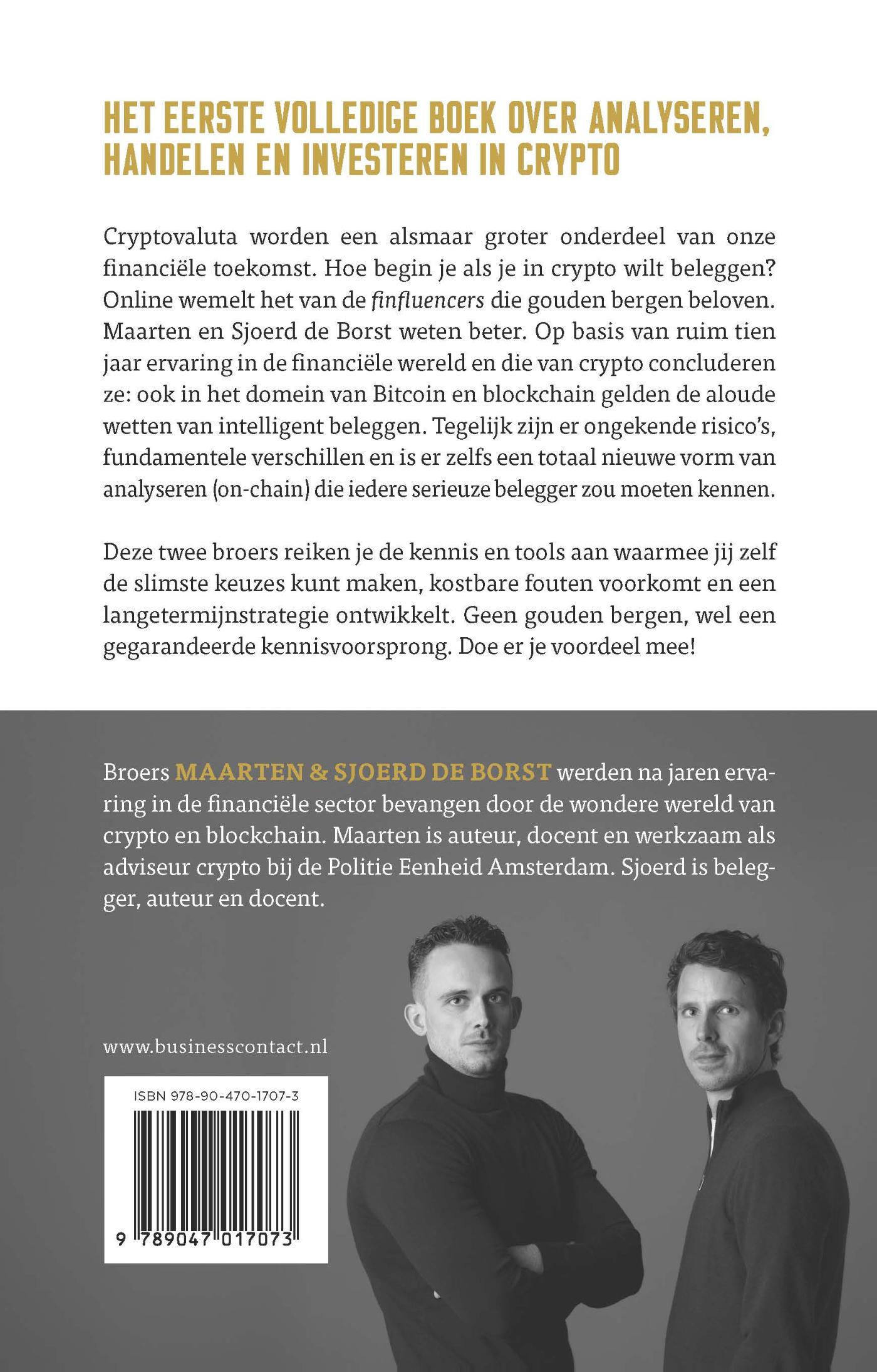 Achterkant van Crypto voor intelligente beleggers