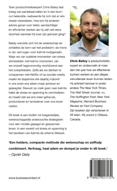 Achterkant van Kalmte