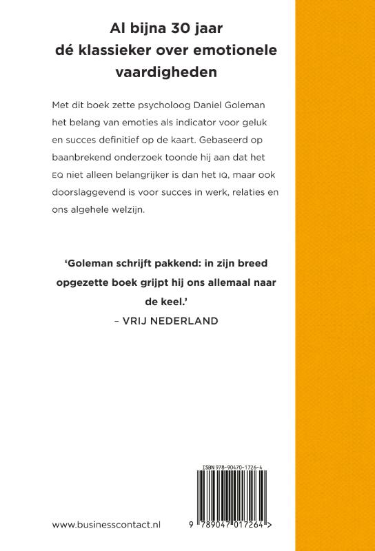 Achterkant van Emotionele intelligentie