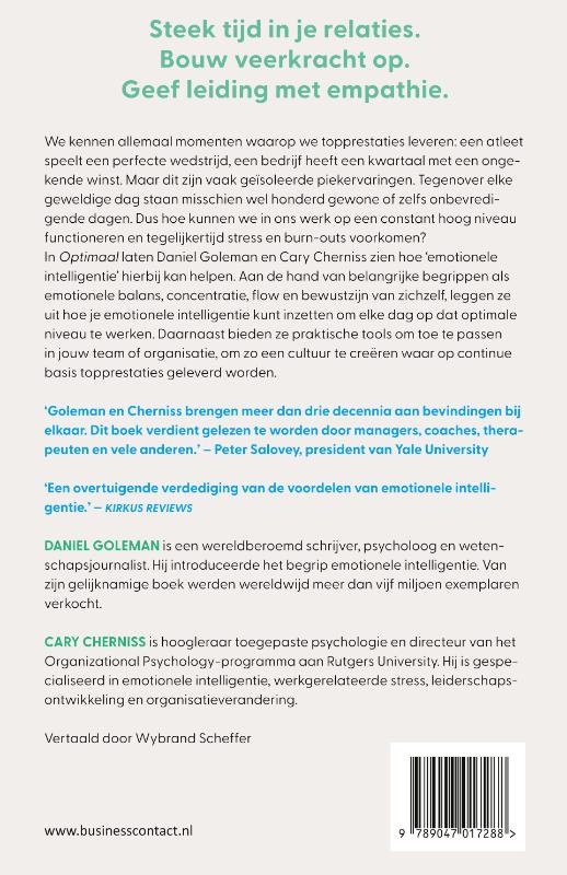 Achterkant van Optimaal