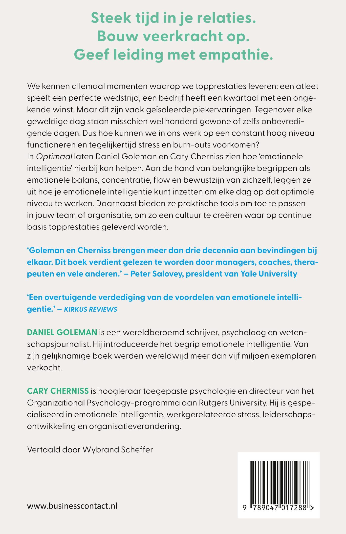 Achterkant van Optimaal