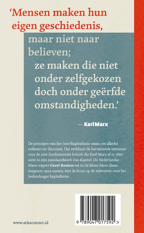 Achterkant van De kleine Marx