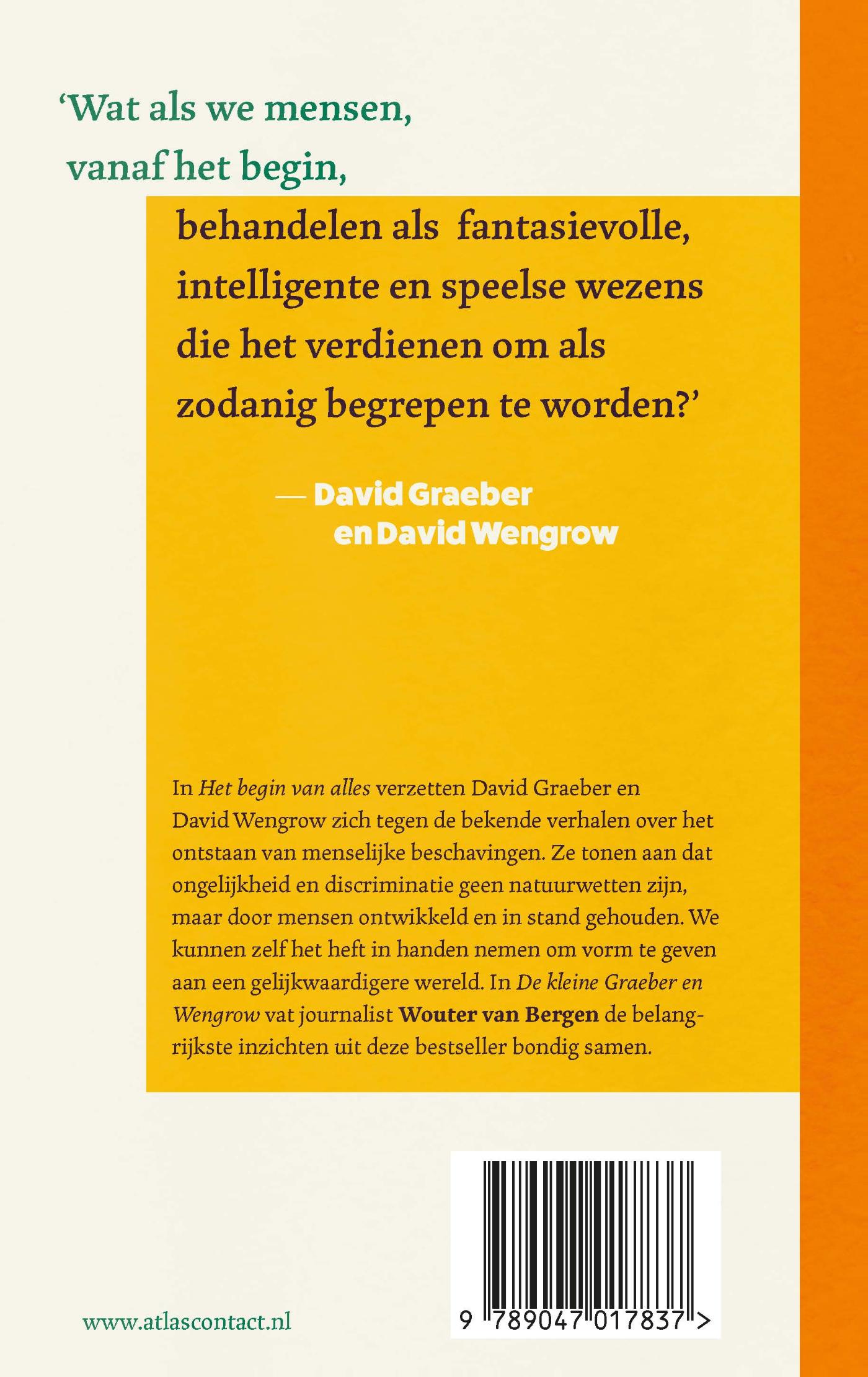 Achterkant van De kleine Graeber en Wengrow
