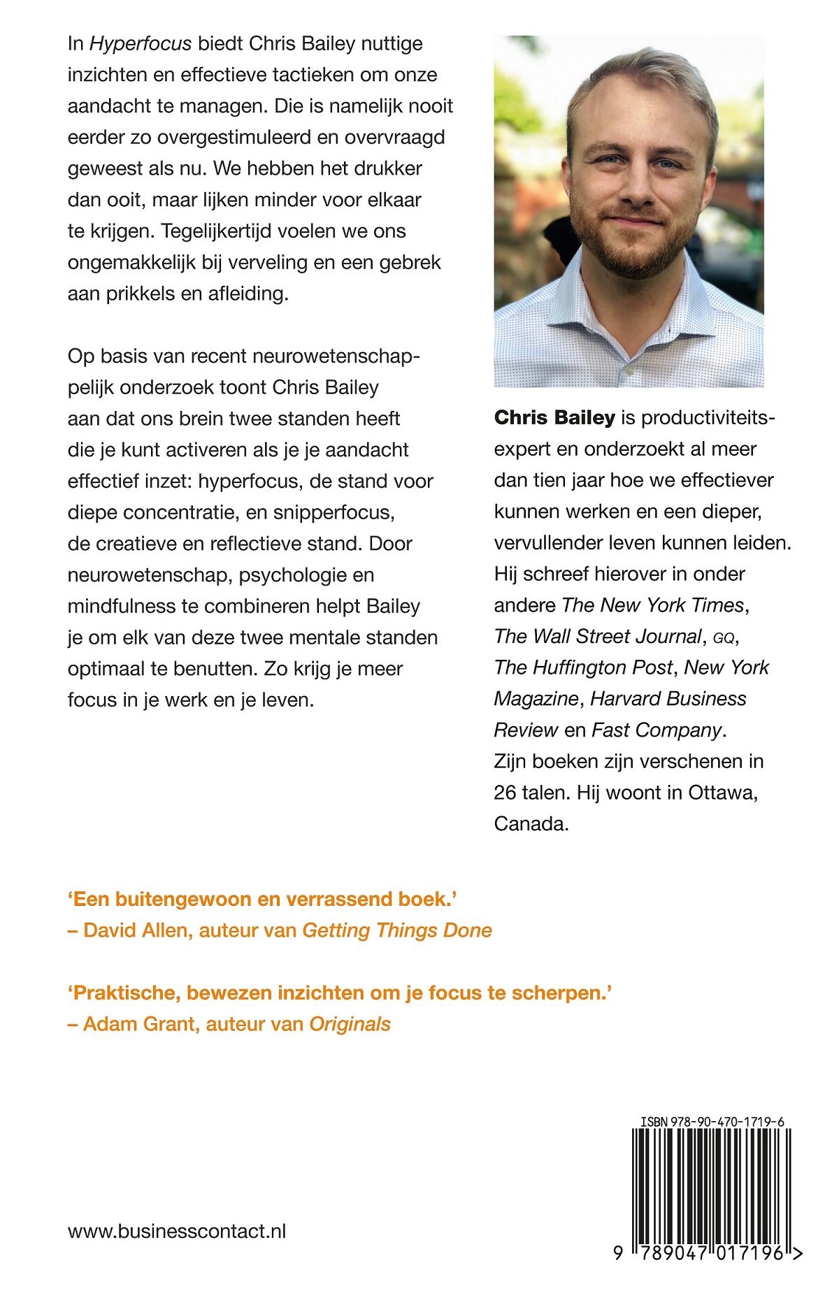 Achterkant van Hyperfocus