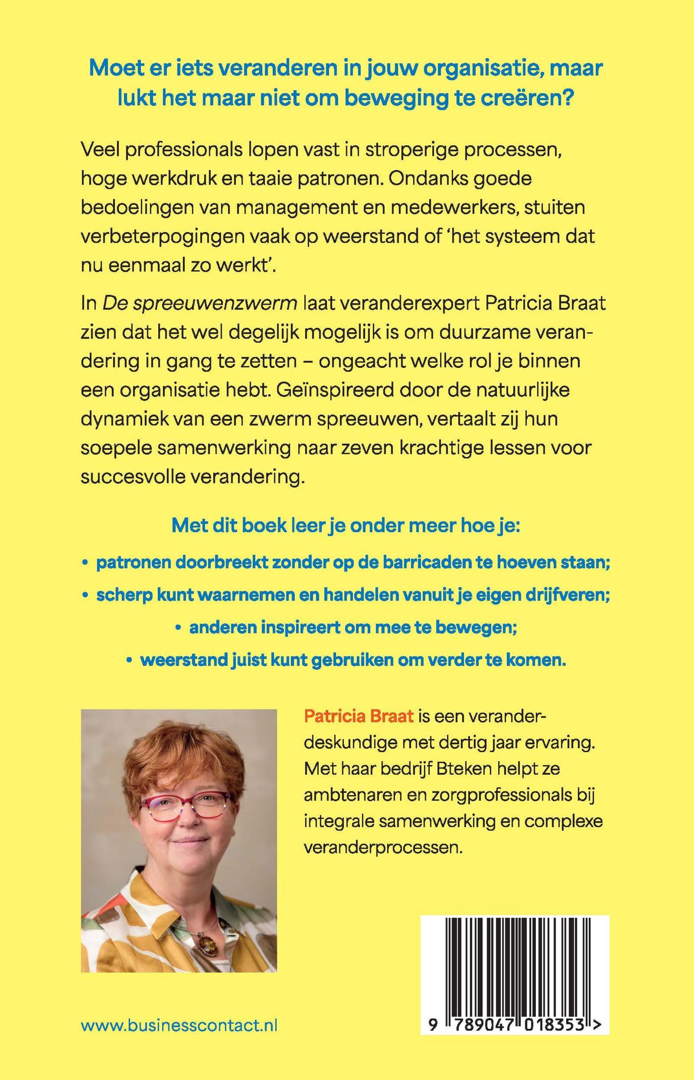 Achterkant van De spreeuwenzwerm