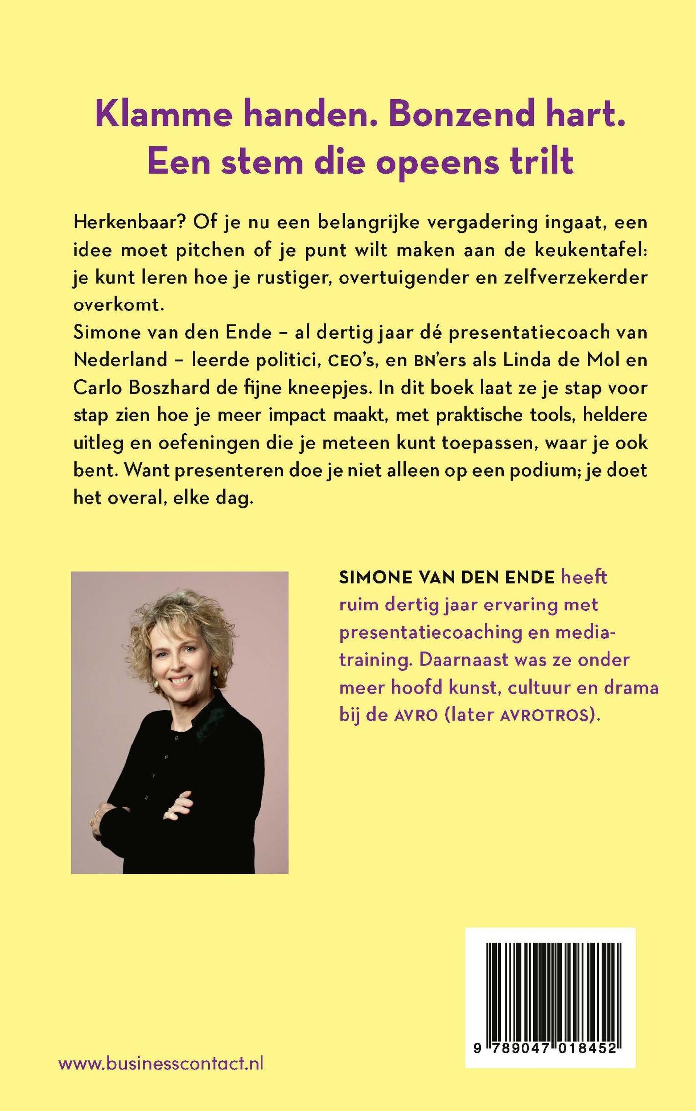 Achterkant van Ook jij kunt presenteren