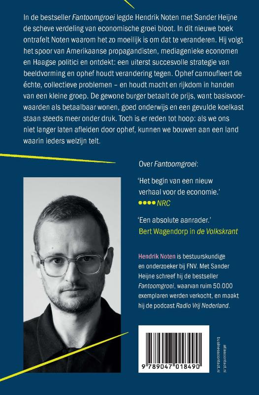 Achterkant van De prijs van ophef