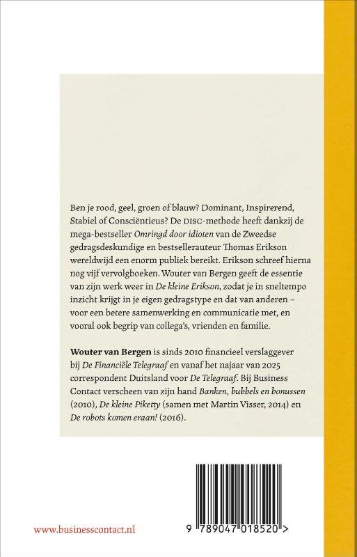 Achterkant van De kleine Erikson