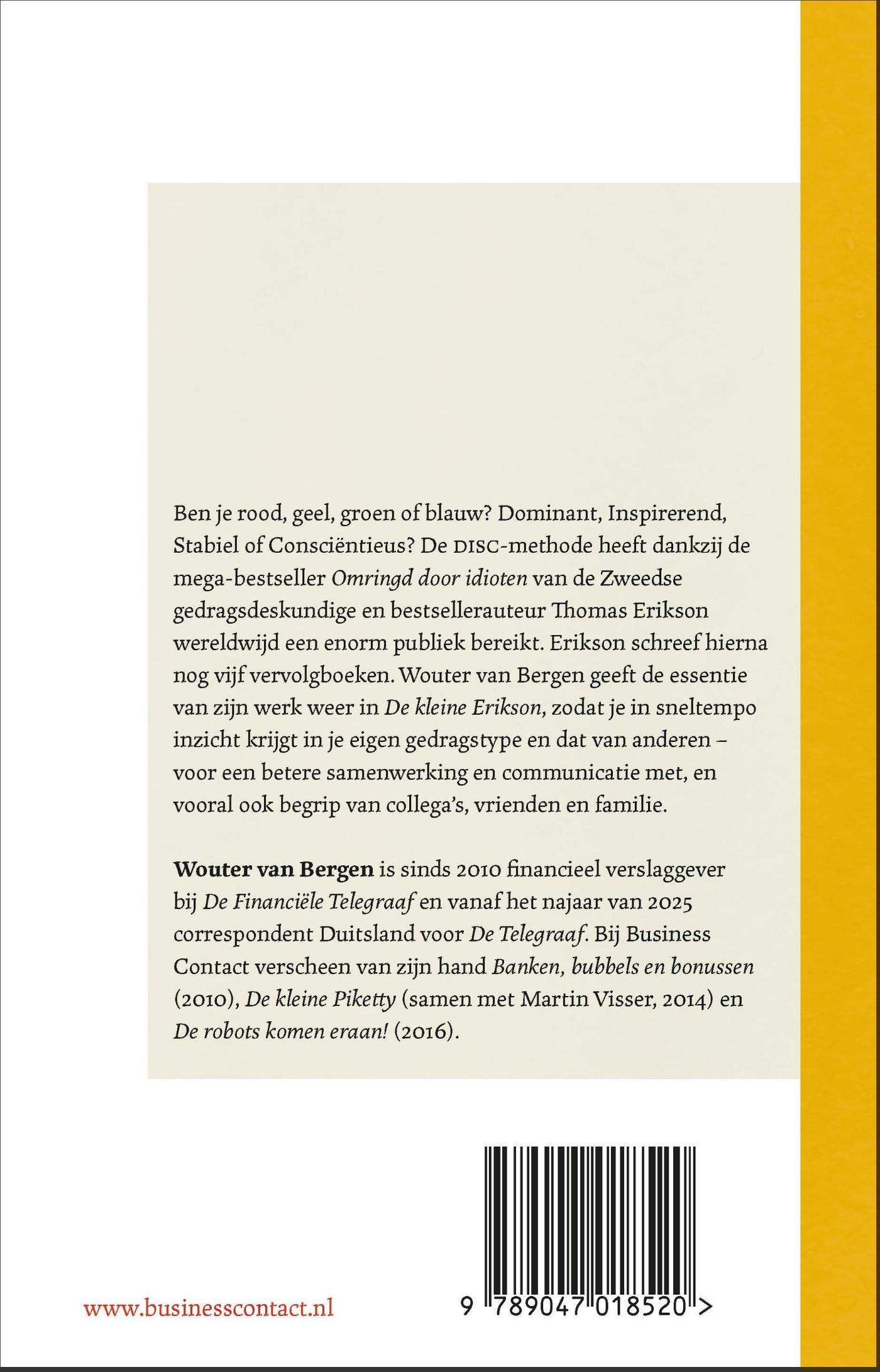 Achterkant van De kleine Erikson