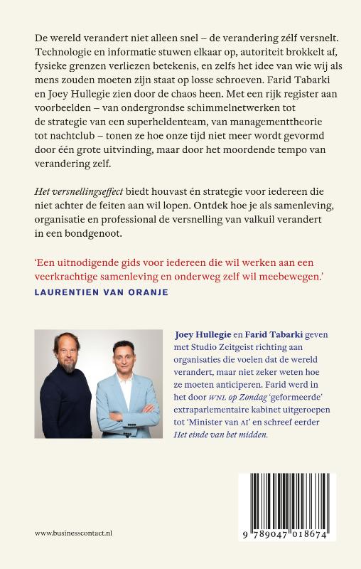 Achterkant van Het versnellingseffect