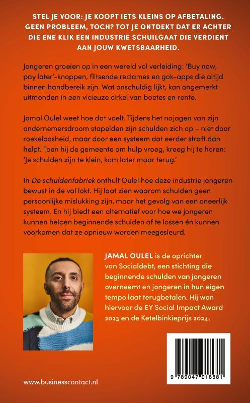 Achterkant van De schuldenfabriek