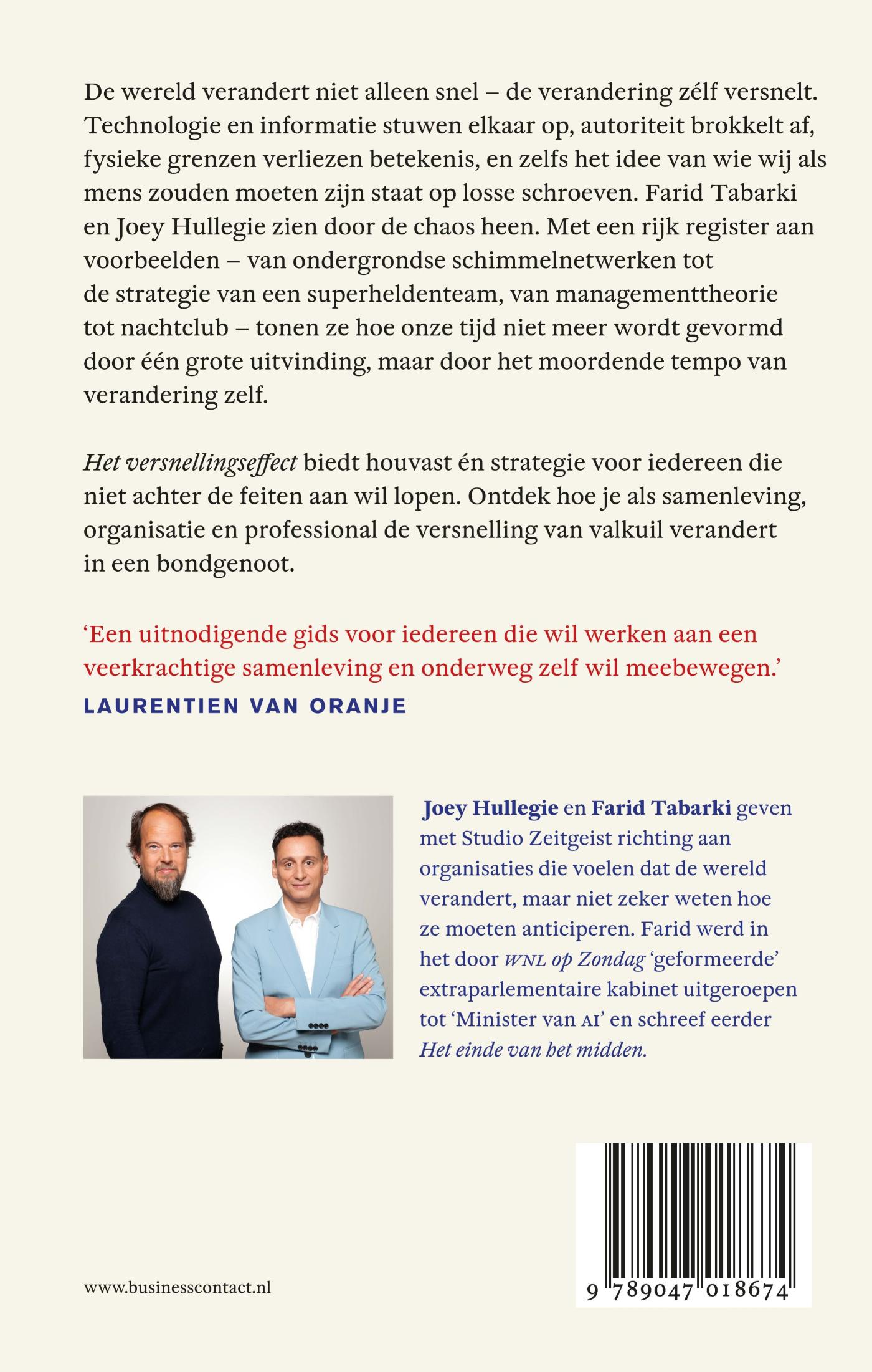 Achterkant van Het versnellingseffect