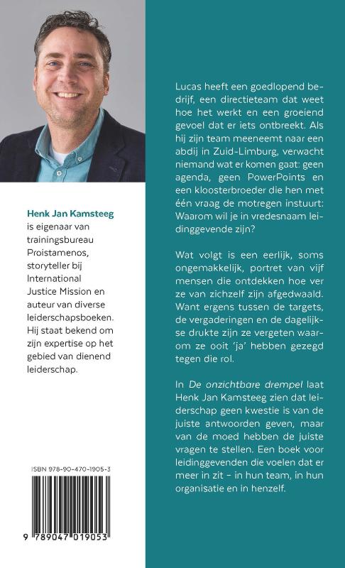 Achterkant van De onzichtbare drempel