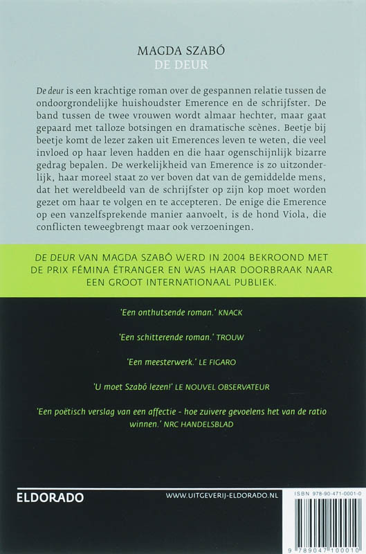 Achterkant van De deur