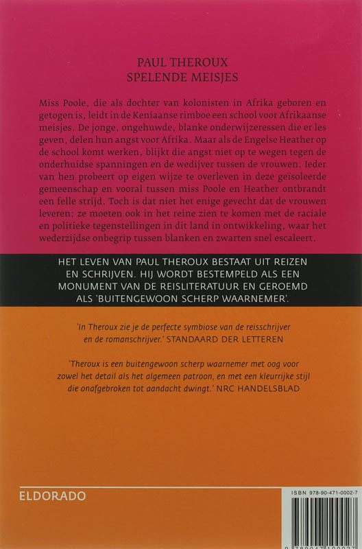 Achterkant van Spelende meisjes