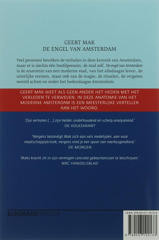 Achterkant van De engel van Amsterdam