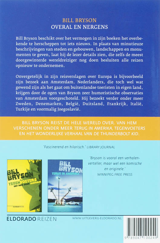 Achterkant van Overal en nergens