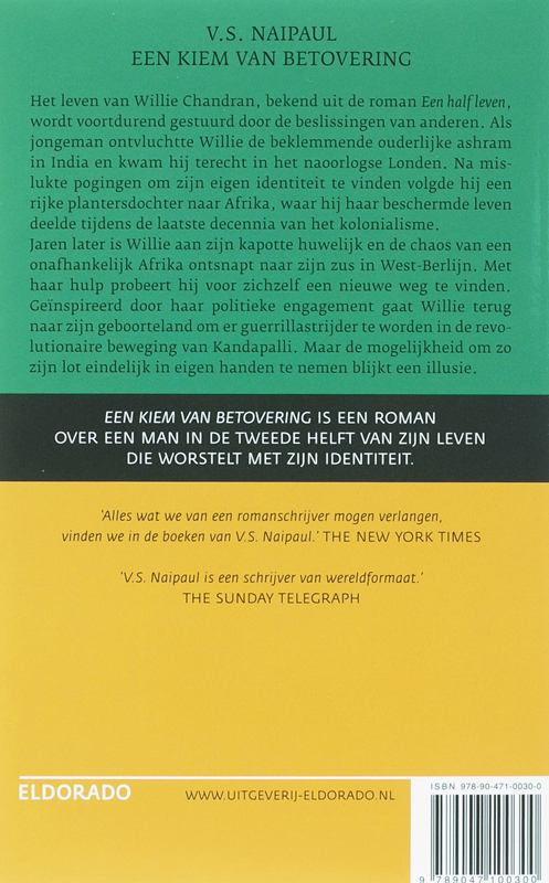 Achterkant van Een kiem van betovering