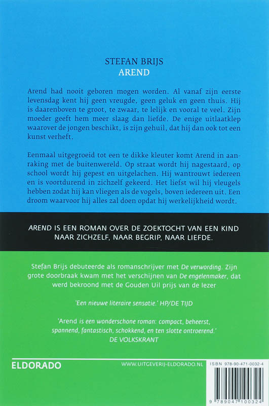 Achterkant van Arend
