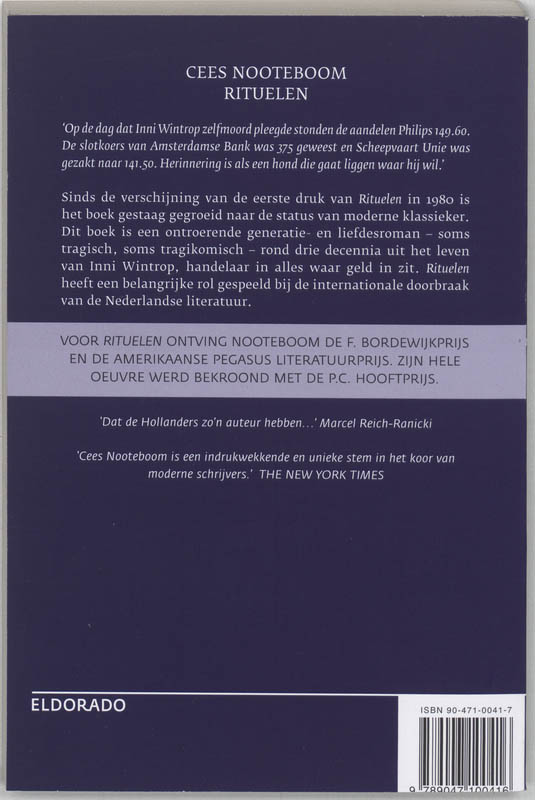 Achterkant van Rituelen