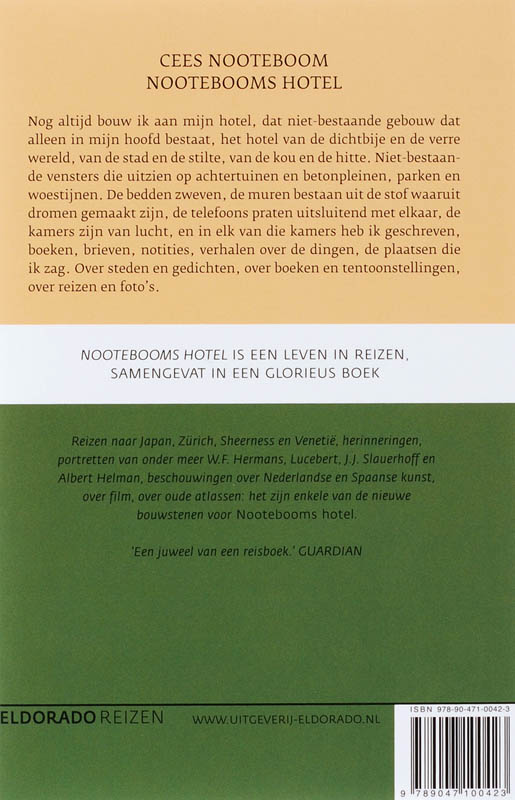 Achterkant van Nootebooms hotel