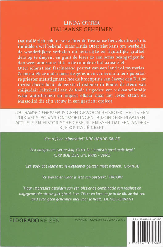 Achterkant van Italiaanse geheimen
