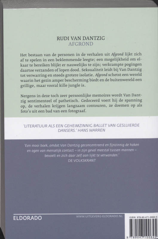 Achterkant van Afgrond