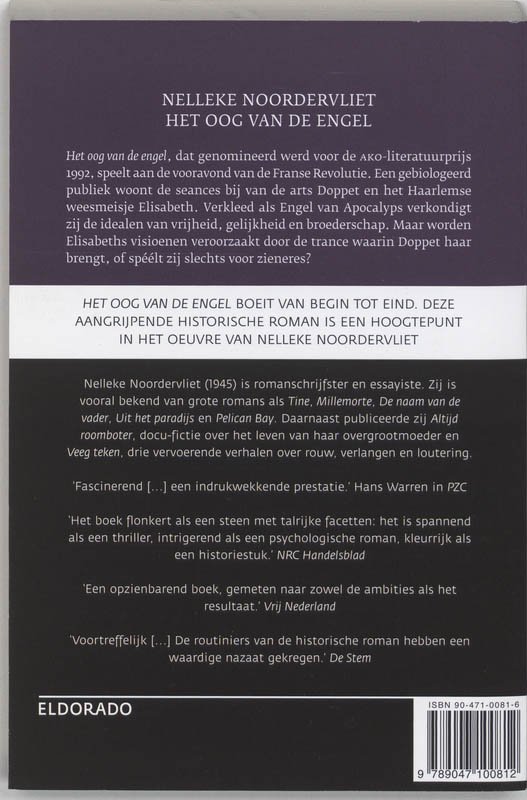 Achterkant van Oog van de engel