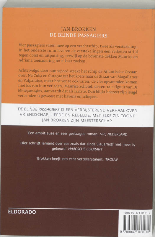 Achterkant van Blinde passagiers