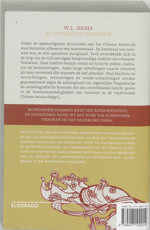 Achterkant van De onthoofde feministe