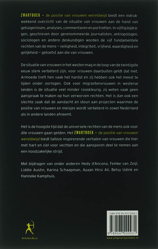 Achterkant van Zwartboek