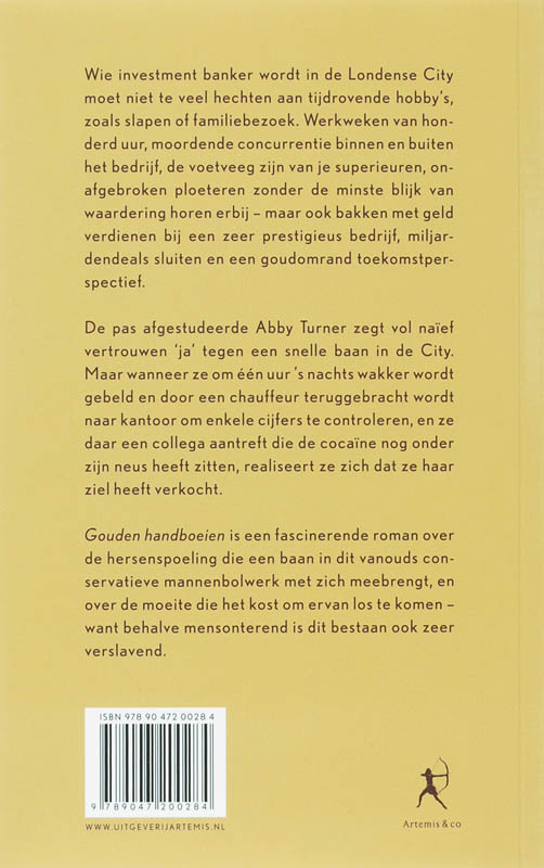 Achterkant van Gouden handboeien