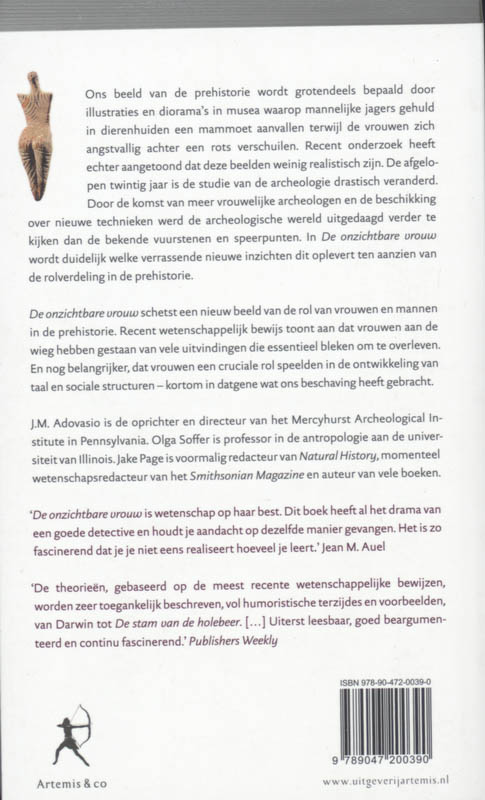 Achterkant van De onzichtbare vrouw