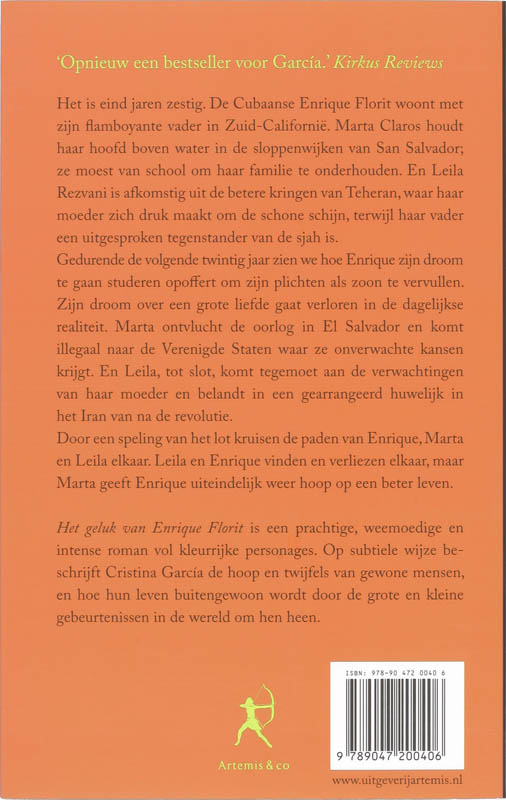 Achterkant van Het geluk van Enrique Florit