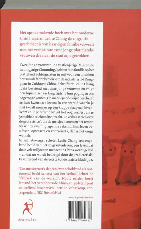 Achterkant van Fabrieksmeisjes