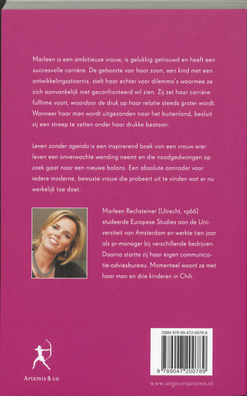 Achterkant van Leven zonder agenda