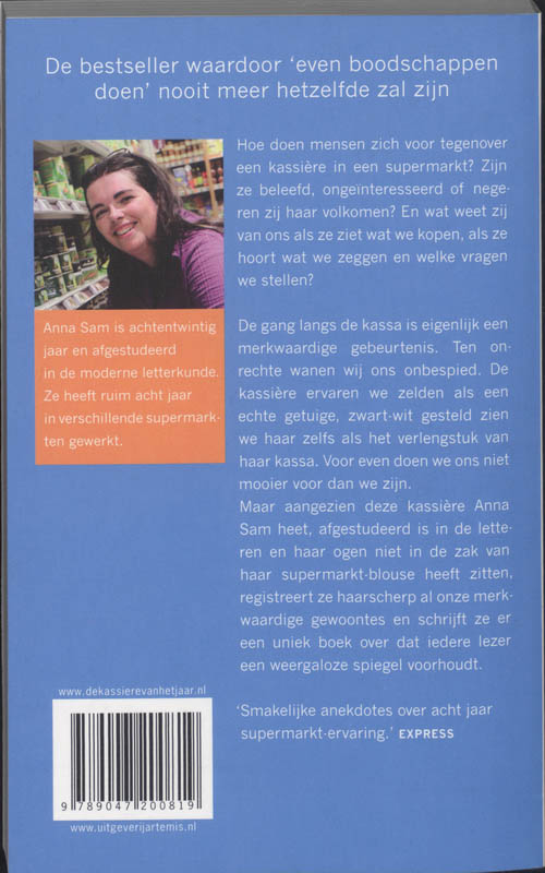 Achterkant van De kassiere