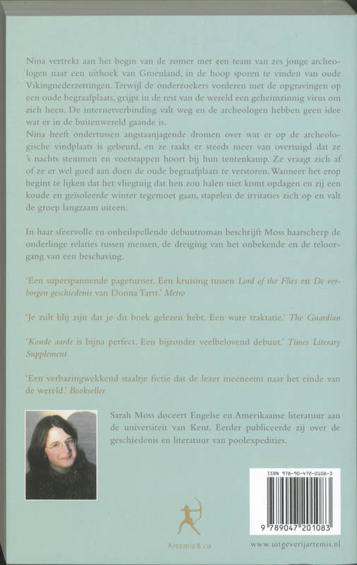 Achterkant van Koude aarde